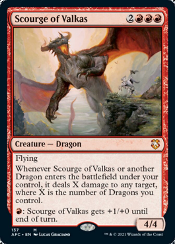 Scourge of Valkas [Dungeons & Dragons: Adventures in the Forgotten Realms Commander] | Dragon's Lair Comics and Fantasy Houston TX