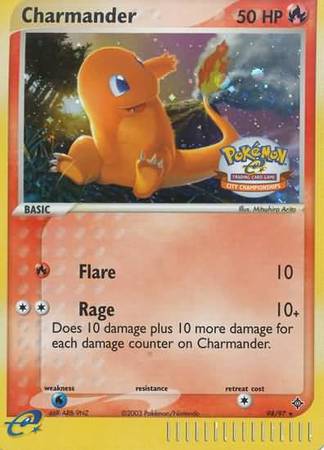 Charmander (98/97) (City Championship Promo) [EX: Dragon] | Dragon's Lair Comics and Fantasy Houston TX