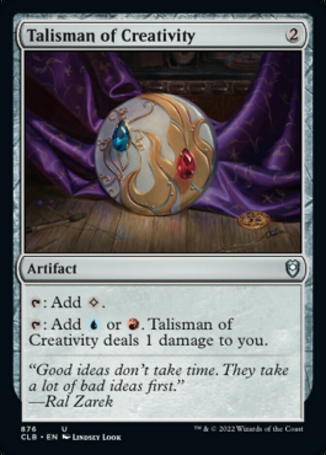 Talisman of Creativity [Commander Legends: Battle for Baldur's Gate] | Dragon's Lair Comics and Fantasy Houston TX