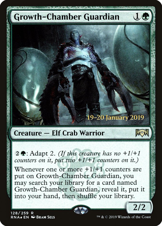 Growth-Chamber Guardian [Ravnica Allegiance Prerelease Promos] | Dragon's Lair Comics and Fantasy Houston TX