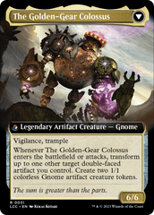 Tetzin, Gnome Champion // The Golden-Gear Colossus (Extended Art) [The Lost Caverns of Ixalan Commander] | Dragon's Lair Comics and Fantasy Houston TX