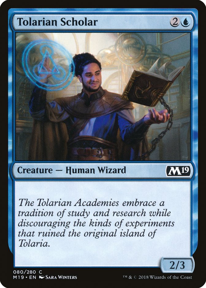 Tolarian Scholar [Core Set 2019] | Dragon's Lair Comics and Fantasy Houston TX