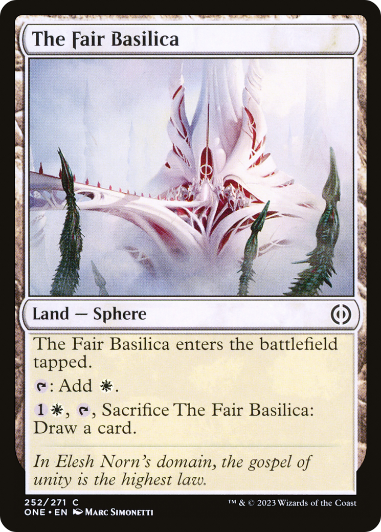 The Fair Basilica [Phyrexia: All Will Be One] | Dragon's Lair Comics and Fantasy Houston TX