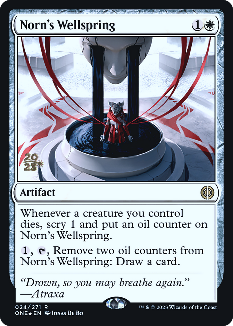 Norn's Wellspring [Phyrexia: All Will Be One Prerelease Promos] | Dragon's Lair Comics and Fantasy Houston TX