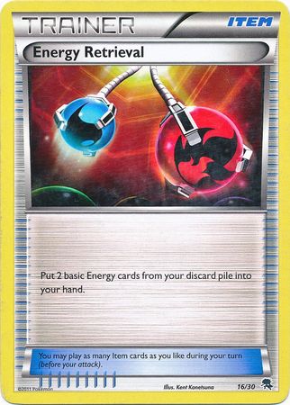 Energy Retrieval (16/30) [Black & White: Trainer Kit - Zoroark] | Dragon's Lair Comics and Fantasy Houston TX