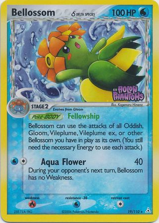 Bellossom (19/110) (Delta Species) (Stamped) [EX: Holon Phantoms] | Dragon's Lair Comics and Fantasy Houston TX