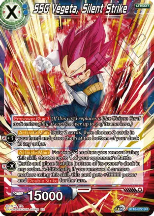 SSG Vegeta, Silent Strike (BT16-022) [Realm of the Gods] | Dragon's Lair Comics and Fantasy Houston TX