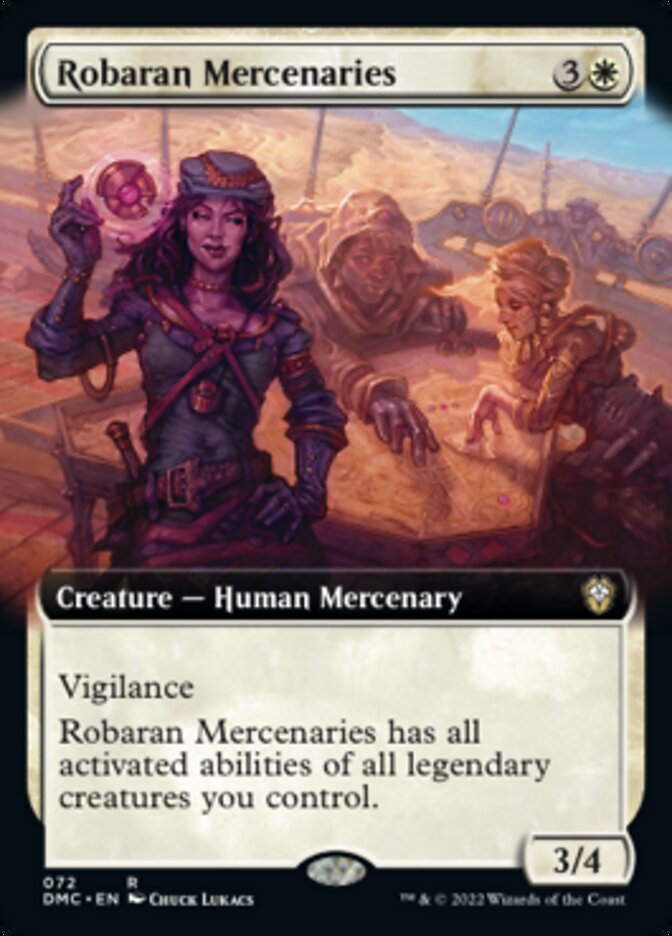 Robaran Mercenaries (Extended Art) [Dominaria United Commander] | Dragon's Lair Comics and Fantasy Houston TX