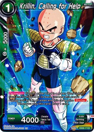 Krillin, Calling for Help (EX06-17) [Special Anniversary Set] | Dragon's Lair Comics and Fantasy Houston TX