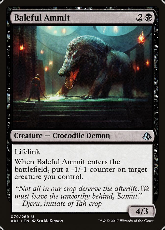 Baleful Ammit [Amonkhet] | Dragon's Lair Comics and Fantasy Houston TX