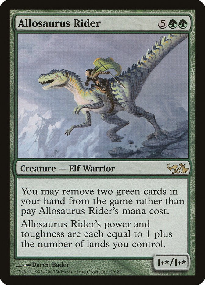 Allosaurus Rider [Duel Decks: Elves vs. Goblins] | Dragon's Lair Comics and Fantasy Houston TX