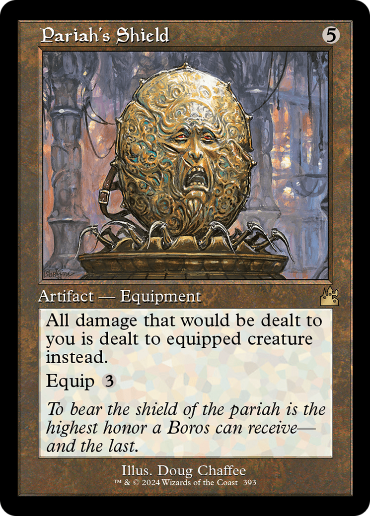 Pariah's Shield (Retro Frame) [Ravnica Remastered] | Dragon's Lair Comics and Fantasy Houston TX