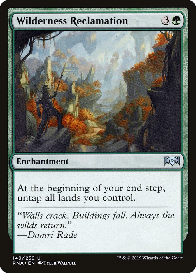 Wilderness Reclamation [Ravnica Allegiance] | Dragon's Lair Comics and Fantasy Houston TX