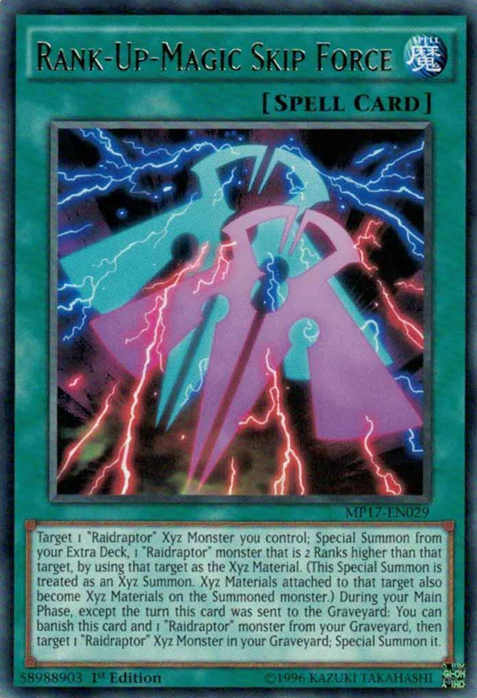 Rank-Up-Magic Skip Force [MP17-EN029] Rare | Dragon's Lair Comics and Fantasy Houston TX