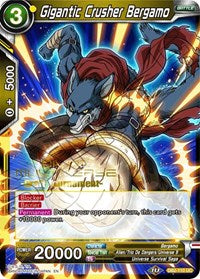 Gigantic Crusher Bergamo (Divine Multiverse Draft Tournament) (DB2-110) [Tournament Promotion Cards] | Dragon's Lair Comics and Fantasy Houston TX