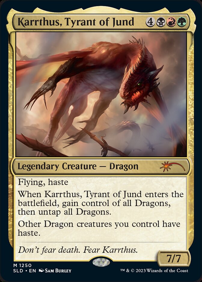 Karrthus, Tyrant of Jund [Secret Lair Drop Series] | Dragon's Lair Comics and Fantasy Houston TX