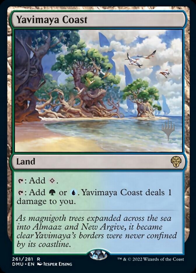 Yavimaya Coast (Promo Pack) [Dominaria United Promos] | Dragon's Lair Comics and Fantasy Houston TX