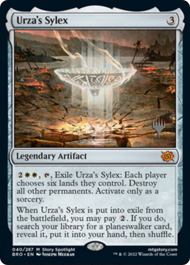 Urza's Sylex (Promo Pack) [The Brothers' War Promos] | Dragon's Lair Comics and Fantasy Houston TX