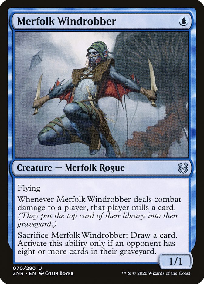 Merfolk Windrobber [Zendikar Rising] | Dragon's Lair Comics and Fantasy Houston TX