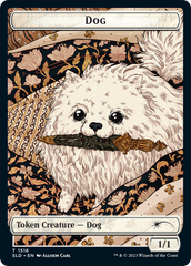 Dog // Cat Double-Sided Token [Secret Lair Commander Deck: Raining Cats and Dogs Tokens] | Dragon's Lair Comics and Fantasy Houston TX