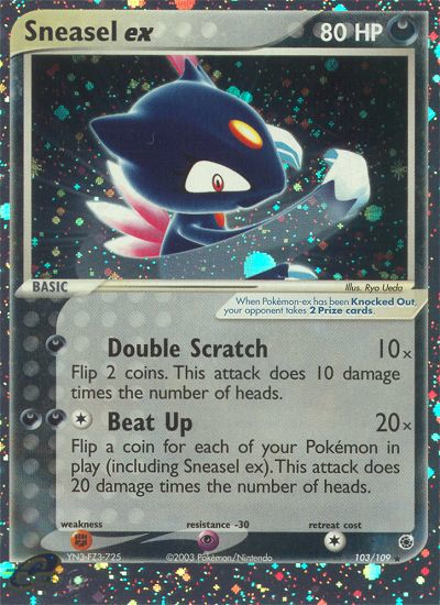 Sneasel ex (103/109) [EX: Ruby & Sapphire] | Dragon's Lair Comics and Fantasy Houston TX