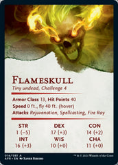 Flameskull Art Card [Dungeons & Dragons: Adventures in the Forgotten Realms Art Series] | Dragon's Lair Comics and Fantasy Houston TX