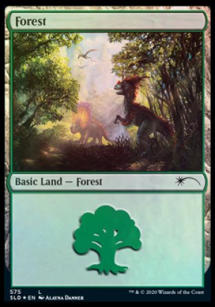 Forest (Dinosaurs) (575) [Secret Lair Drop Promos] | Dragon's Lair Comics and Fantasy Houston TX