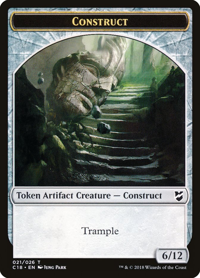 Construct Token (021/026) [Commander 2018 Tokens] | Dragon's Lair Comics and Fantasy Houston TX