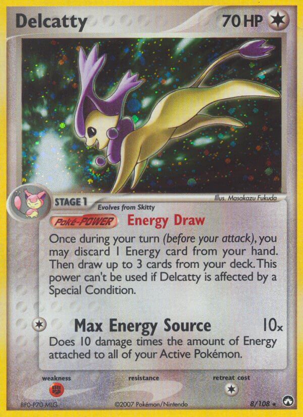 Delcatty (8/108) (Theme Deck Exclusive) [EX: Power Keepers] | Dragon's Lair Comics and Fantasy Houston TX