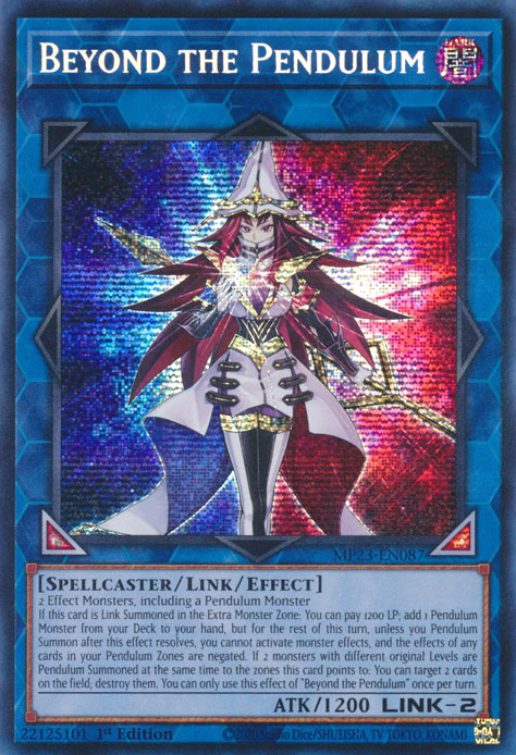 Beyond the Pendulum [MP23-EN087] Prismatic Secret Rare | Dragon's Lair Comics and Fantasy Houston TX