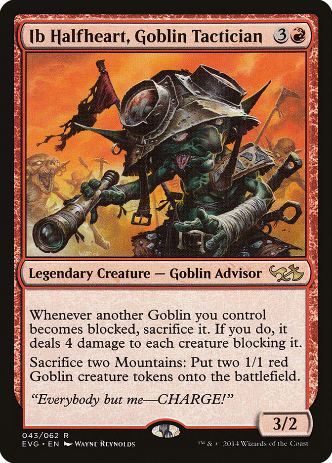 Ib Halfheart, Goblin Tactician (Elves vs. Goblins) [Duel Decks Anthology] | Dragon's Lair Comics and Fantasy Houston TX