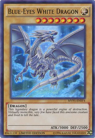 Blue-Eyes White Dragon [MVP1-ENSV4] Ultra Rare | Dragon's Lair Comics and Fantasy Houston TX