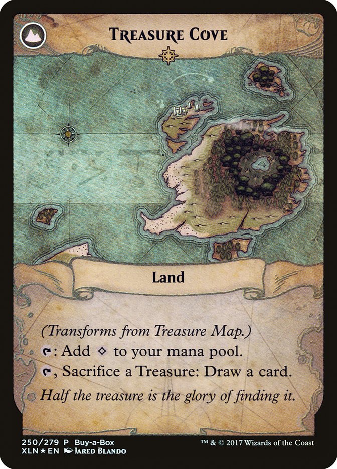 Treasure Map // Treasure Cove (Buy-A-Box) [Ixalan Treasure Chest] | Dragon's Lair Comics and Fantasy Houston TX