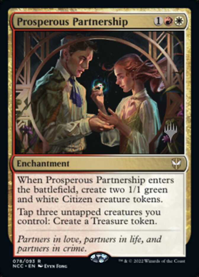 Prosperous Partnership (Promo Pack) [Streets of New Capenna Commander Promos] | Dragon's Lair Comics and Fantasy Houston TX