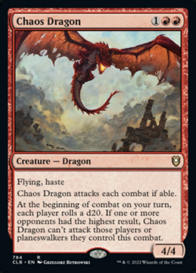 Chaos Dragon [Commander Legends: Battle for Baldur's Gate] | Dragon's Lair Comics and Fantasy Houston TX