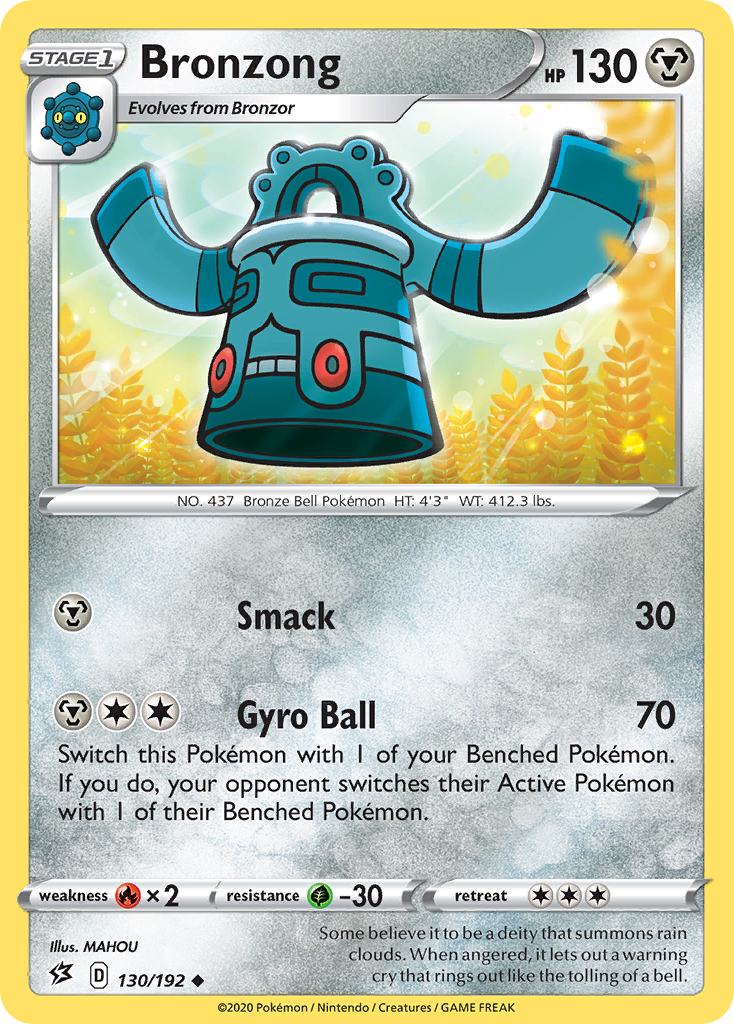 Bronzong (130/192) [Sword & Shield: Rebel Clash] | Dragon's Lair Comics and Fantasy Houston TX