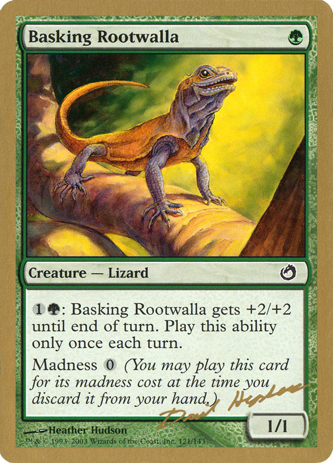 Basking Rootwalla (Dave Humpherys) [World Championship Decks 2003] | Dragon's Lair Comics and Fantasy Houston TX