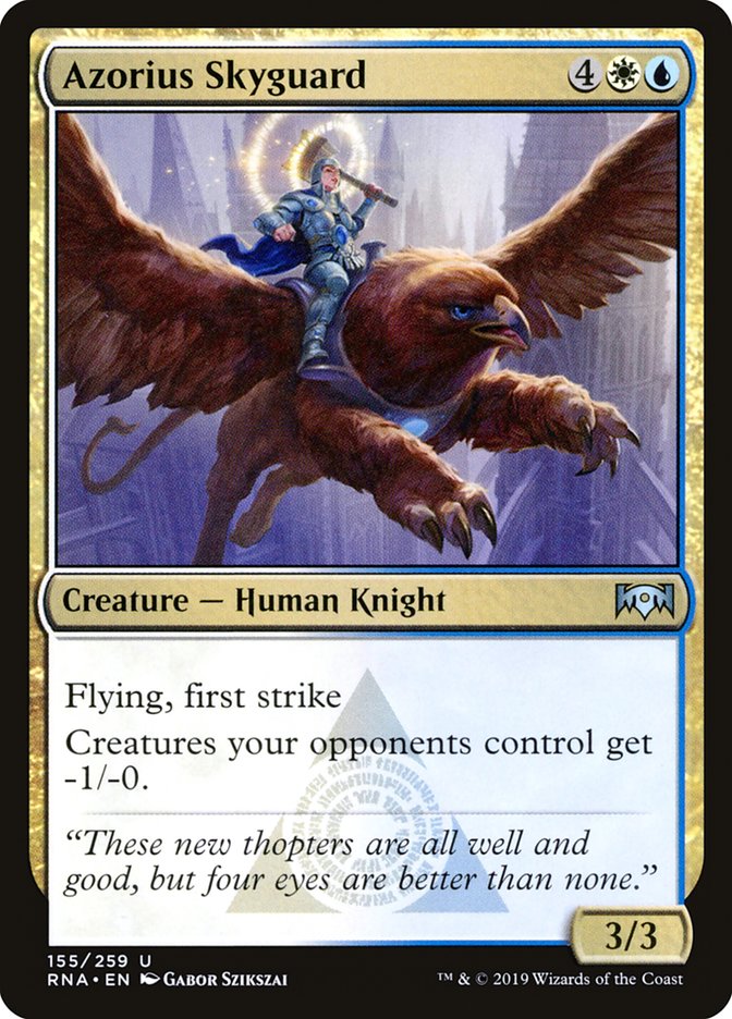 Azorius Skyguard [Ravnica Allegiance] | Dragon's Lair Comics and Fantasy Houston TX