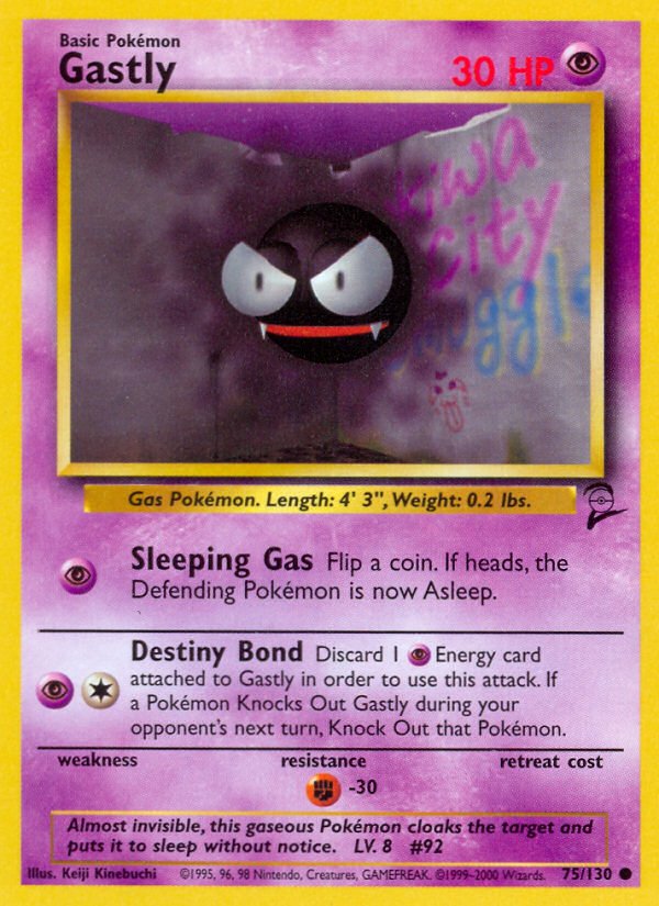 Gastly (75/130) [Base Set 2] | Dragon's Lair Comics and Fantasy Houston TX