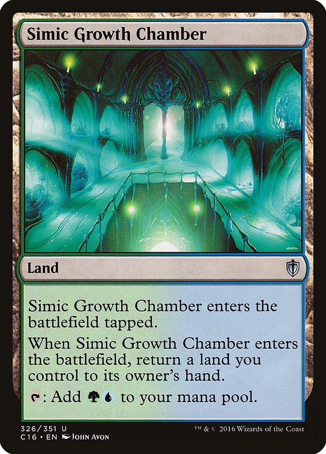 Simic Growth Chamber [Commander 2016] | Dragon's Lair Comics and Fantasy Houston TX