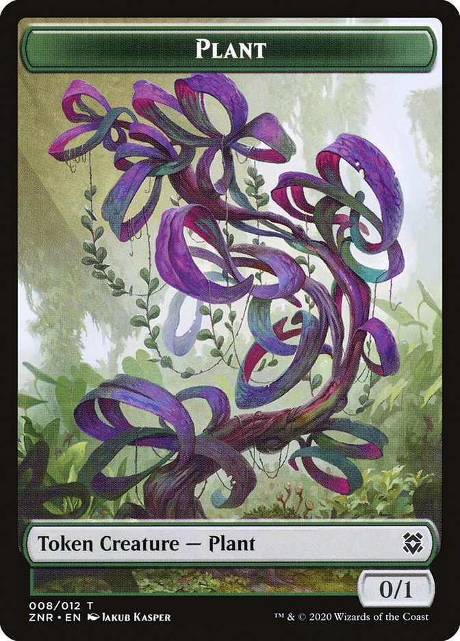 Plant Token [Zendikar Rising Tokens] | Dragon's Lair Comics and Fantasy Houston TX