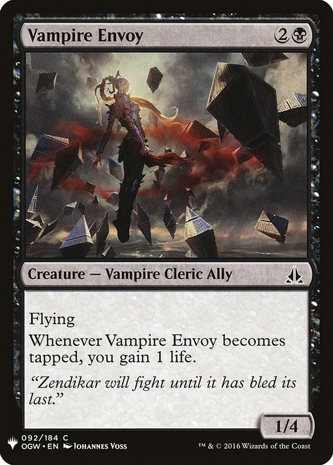 Vampire Envoy [Mystery Booster] | Dragon's Lair Comics and Fantasy Houston TX