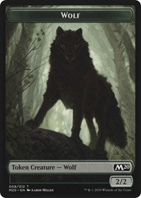 Zombie // Wolf Double-Sided Token [Game Night 2019 Tokens] | Dragon's Lair Comics and Fantasy Houston TX