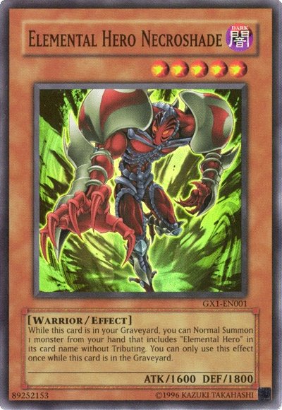 Elemental Hero Necroshade [GX1-EN001] Super Rare | Dragon's Lair Comics and Fantasy Houston TX