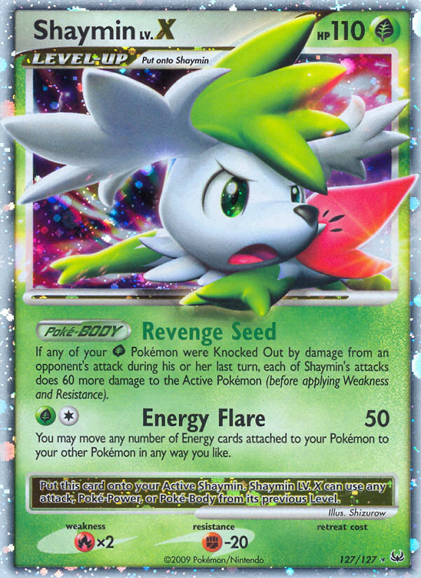 Shaymin LV.X (127/127) [Platinum: Base Set] | Dragon's Lair Comics and Fantasy Houston TX