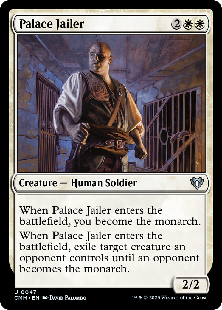 Palace Jailer [Commander Masters] | Dragon's Lair Comics and Fantasy Houston TX