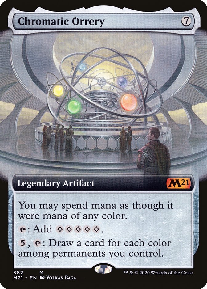 Chromatic Orrery (Extended Art) [Core Set 2021] | Dragon's Lair Comics and Fantasy Houston TX