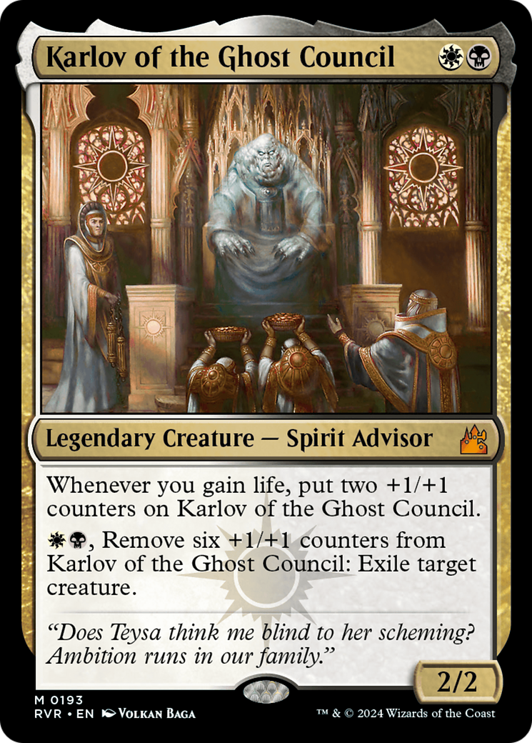 Karlov of the Ghost Council [Ravnica Remastered] | Dragon's Lair Comics and Fantasy Houston TX