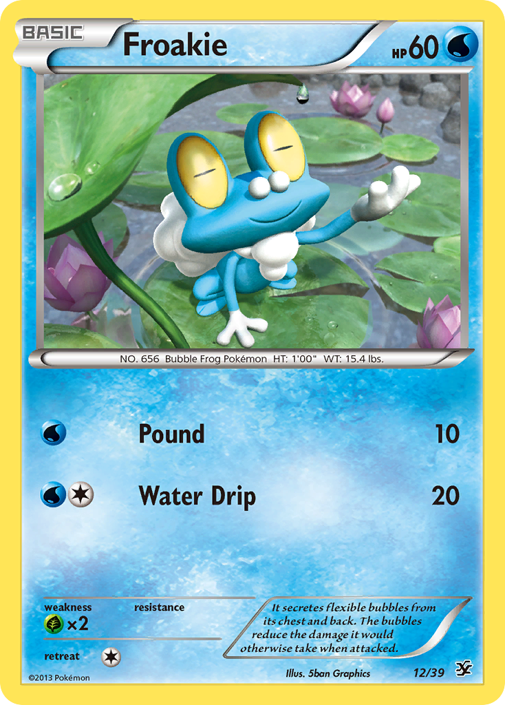 Froakie (12/39) [XY: Kalos Starter Set] | Dragon's Lair Comics and Fantasy Houston TX