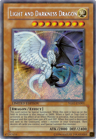 Light and Darkness Dragon [YG01-EN001] Secret Rare | Dragon's Lair Comics and Fantasy Houston TX